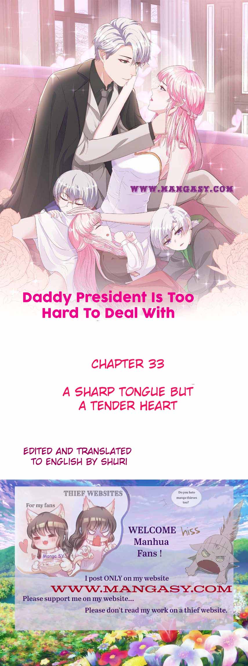 Daddy President Is Too Hard To Deal With chapter 33 - page 1