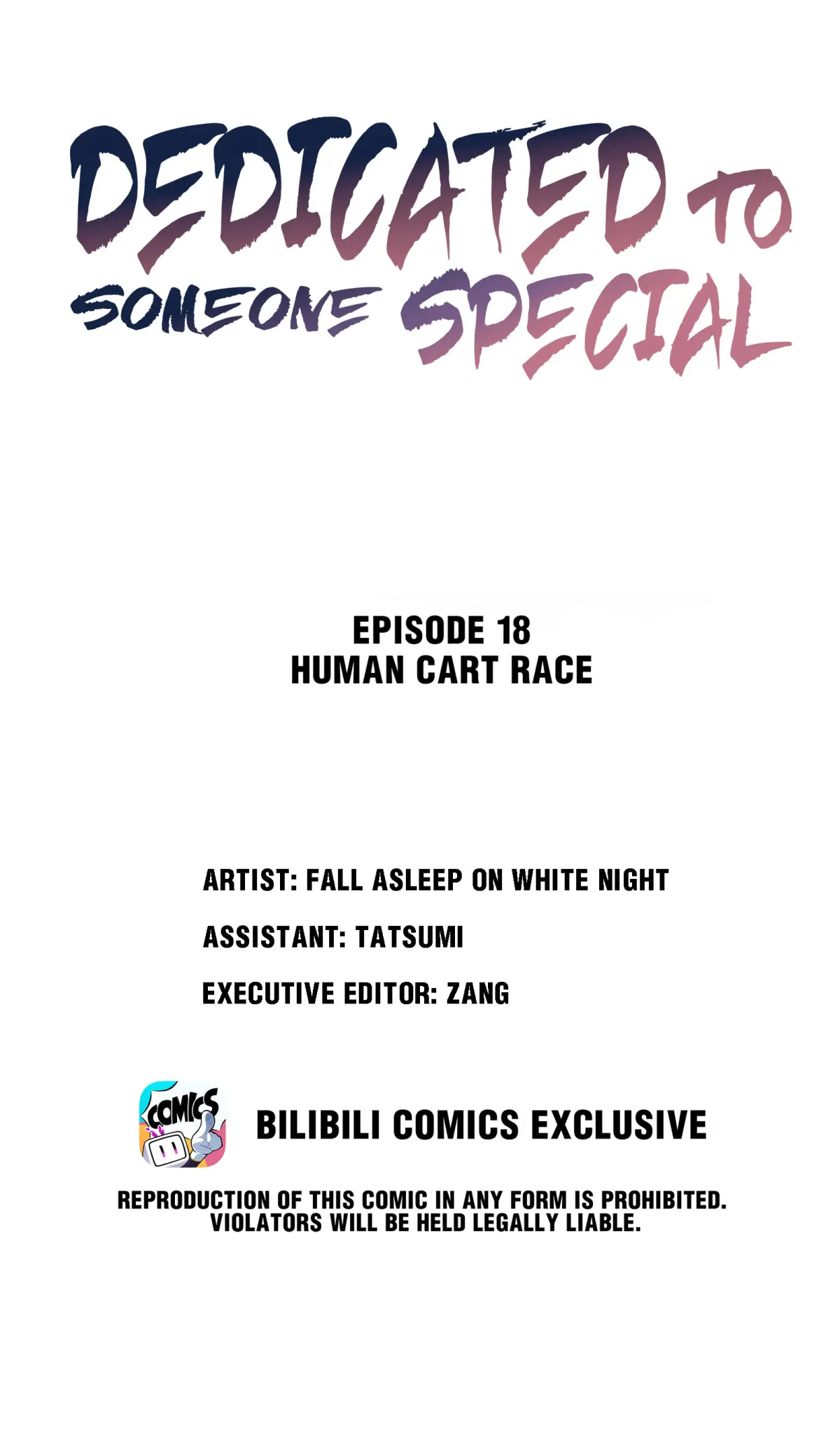 Dedicated to Someone Special Chapter 18 - page 1