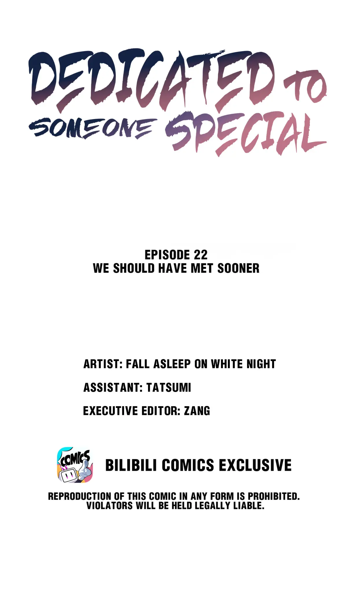 Dedicated to Someone Special Chapter 22 - page 1