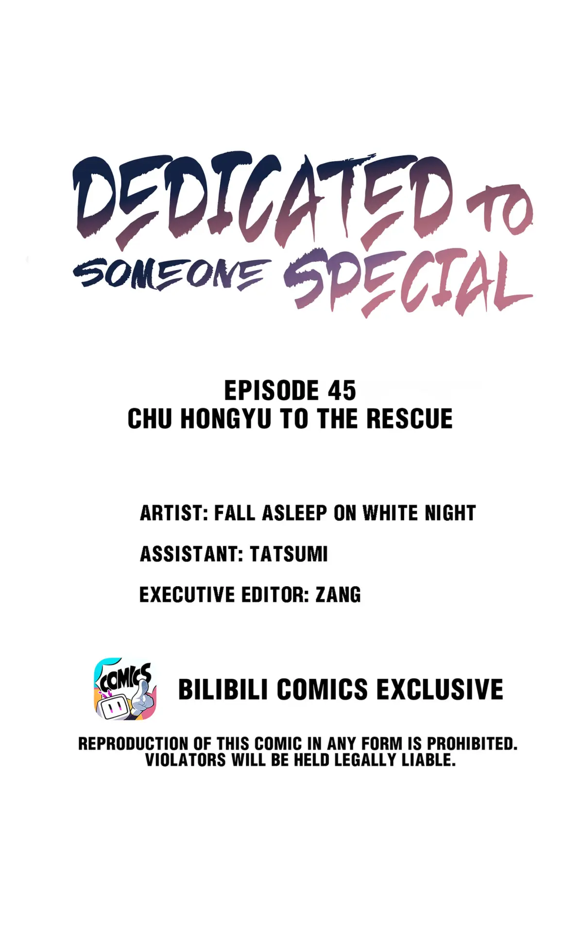 Dedicated to Someone Special Chapter 45 - page 1