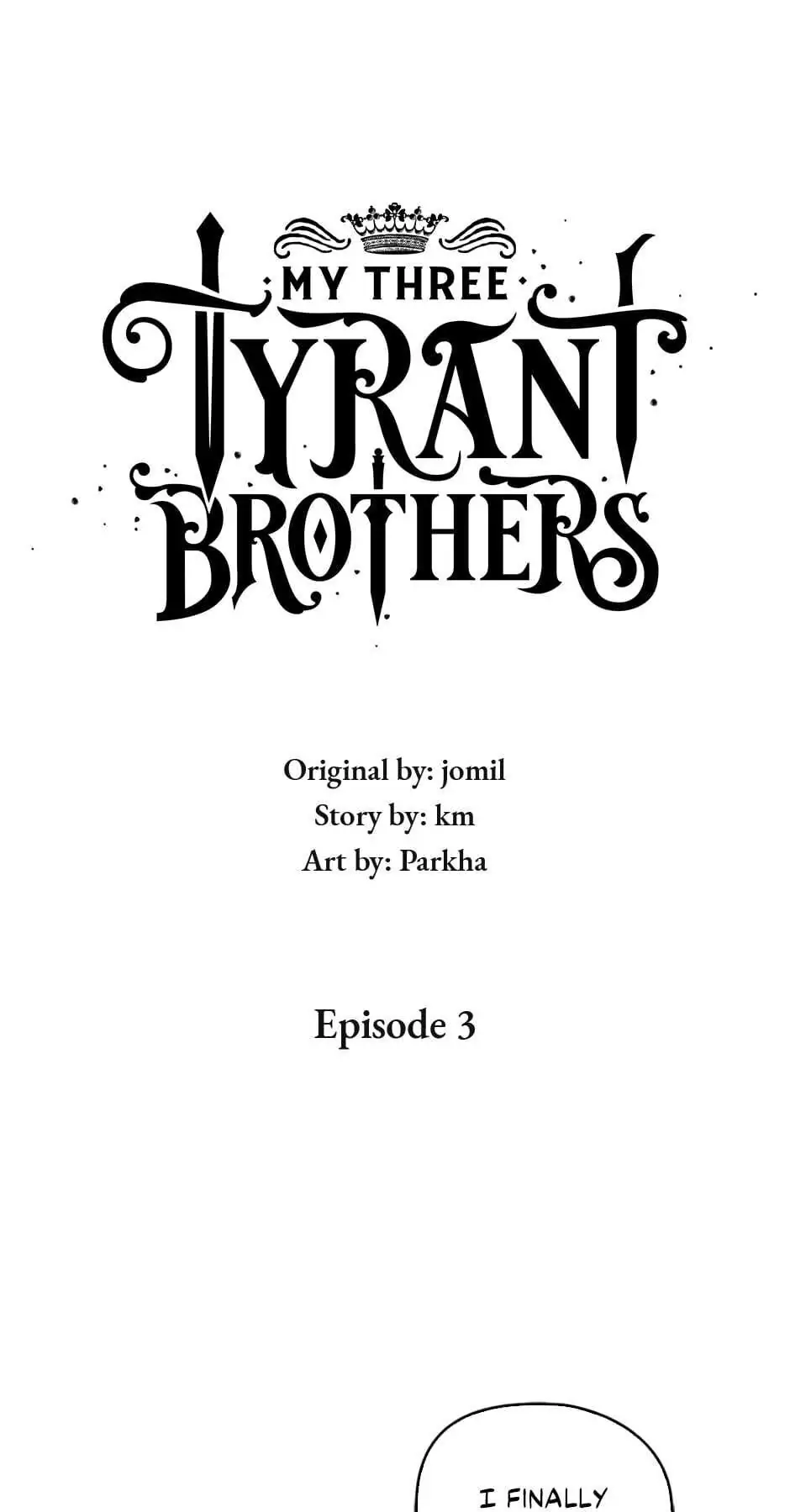 My Three Tyrant Brothers Chapter 3 - page 1