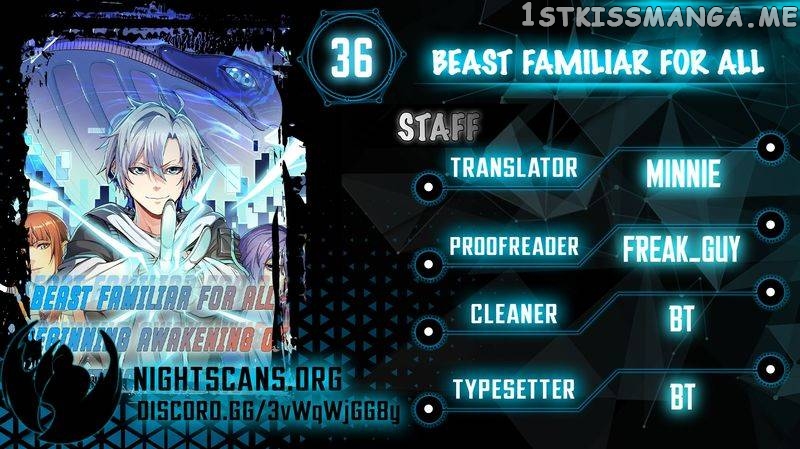 Beast Familiar for All: Beginning Awakening of Mythical Talents Chapter 36 - page 1