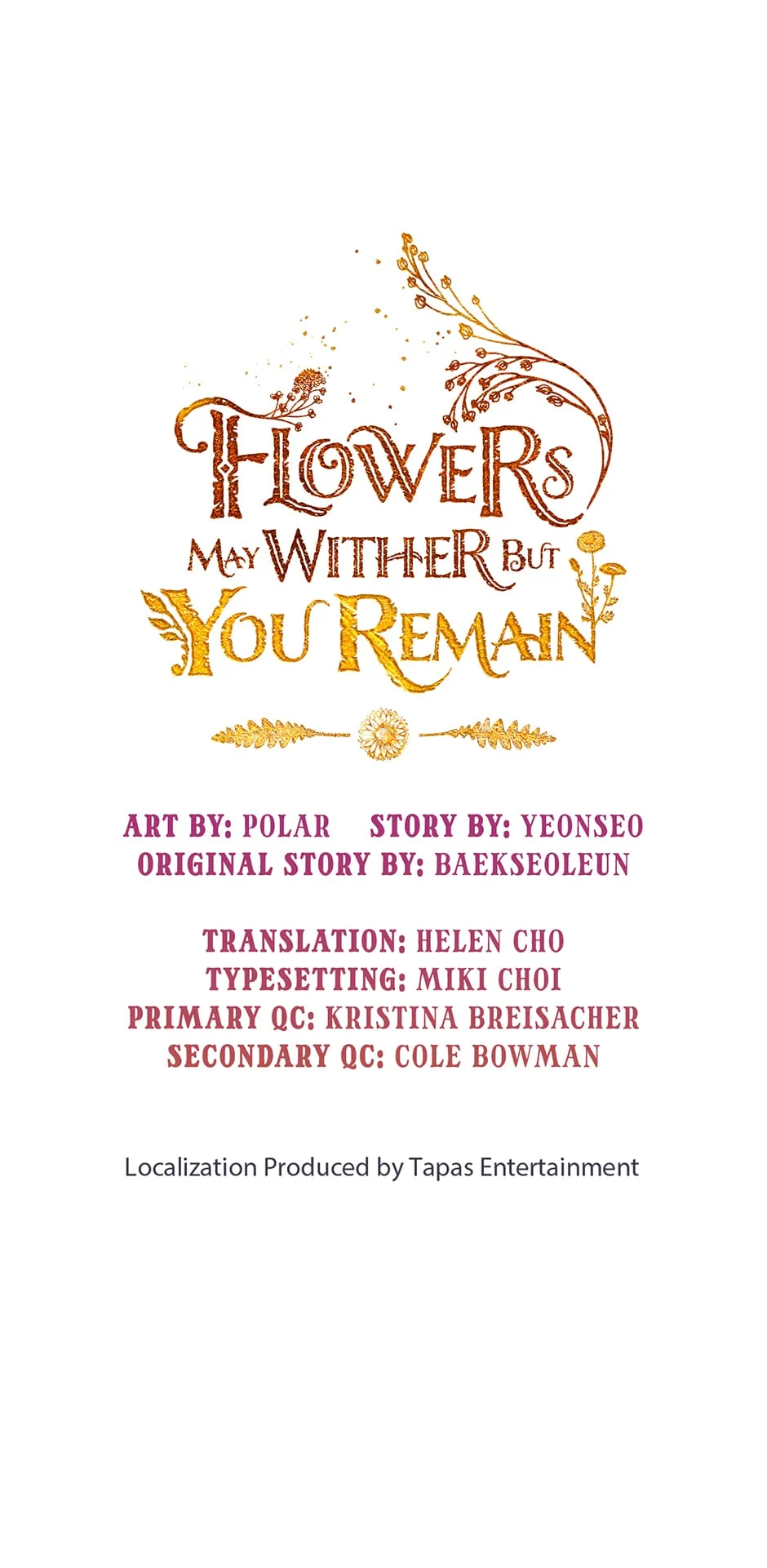 Flowers May Wither but You Remain Chapter 70 - page 21