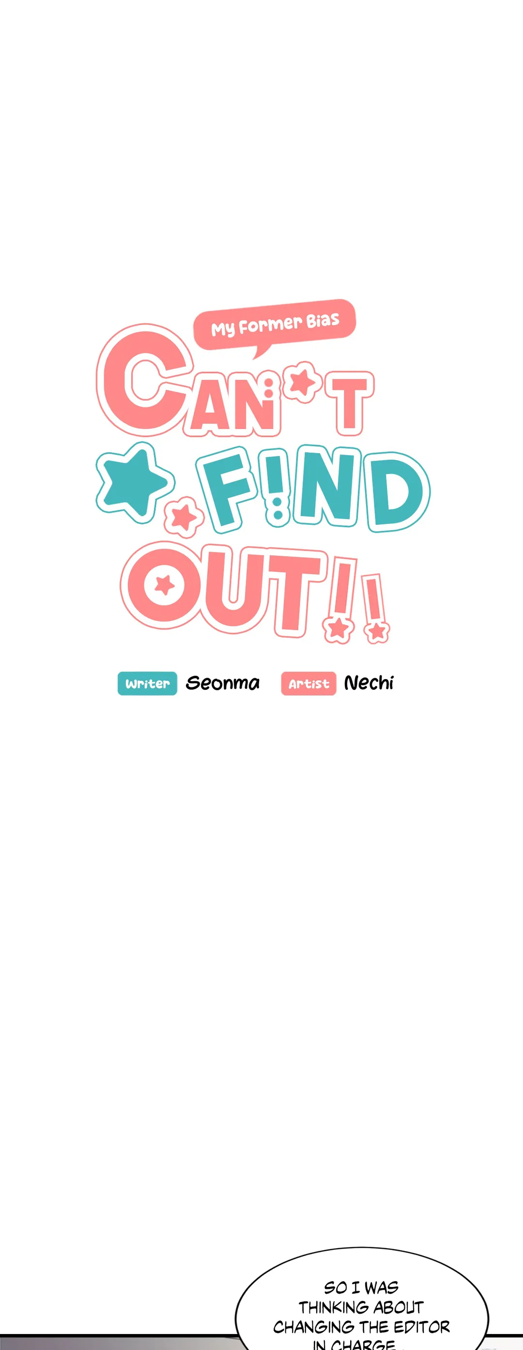 My Former Bias Can’t Find Out Chapter 4 - page 1