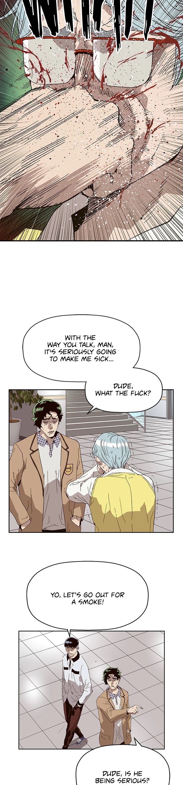 Weak Hero chapter 165 - page 14