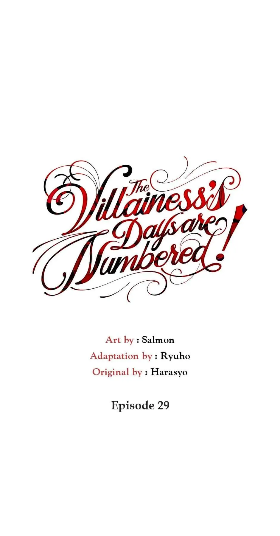 Happy Ending for the Time-Limited Villainess Chapter 29 - page 1