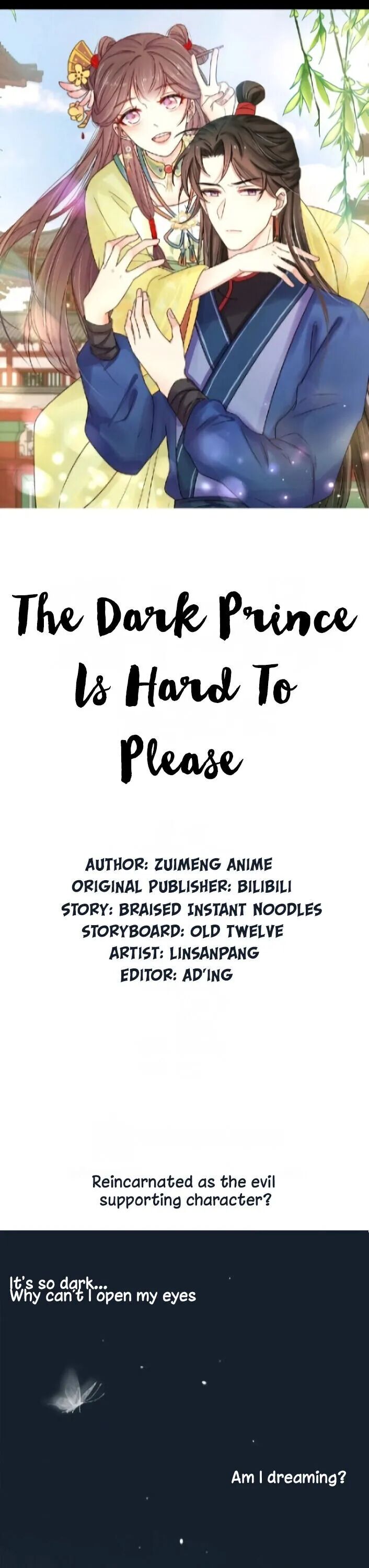 The Dark Prince Is Hard To Please Chapter 1 - page 1