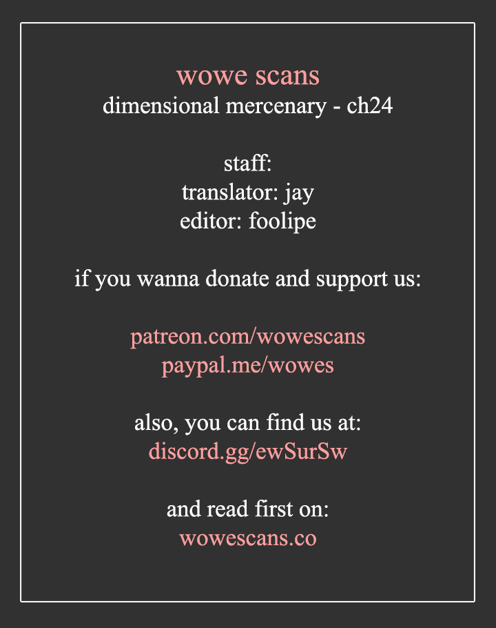 Dimensional Mercenary ( Other World Warrior ) Chapter 24 - page 1
