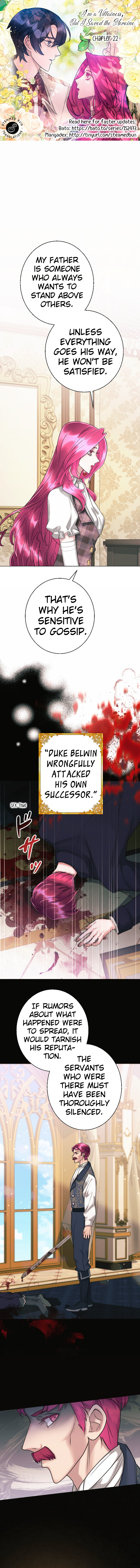 I'm a Villain, but I Saved the Female Lead Chapter 22 - page 1