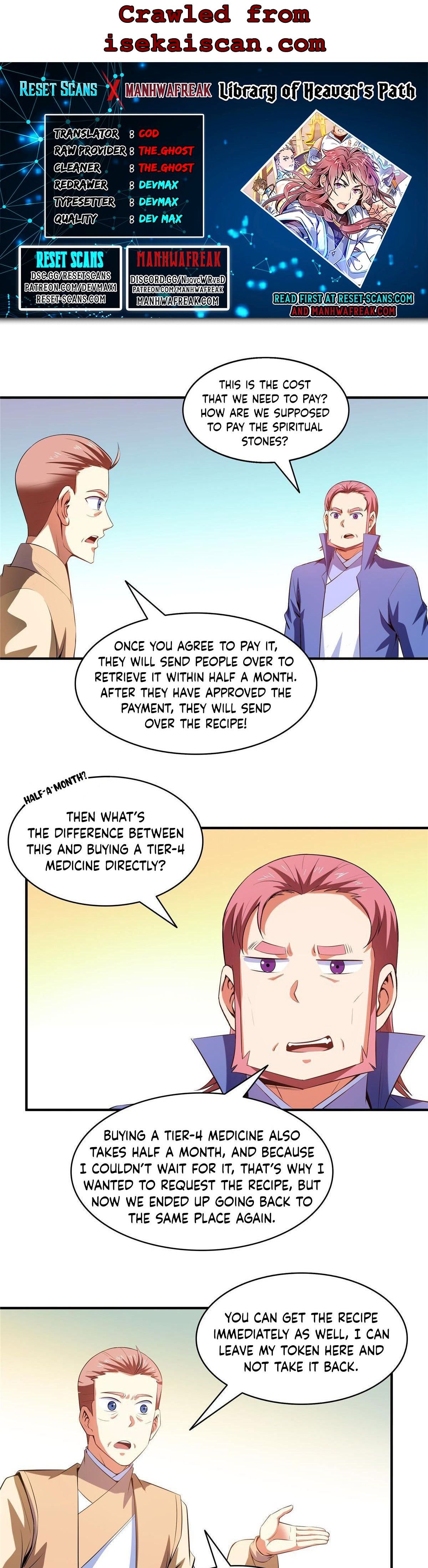 Library of Heaven’s Path chapter 209 - page 1