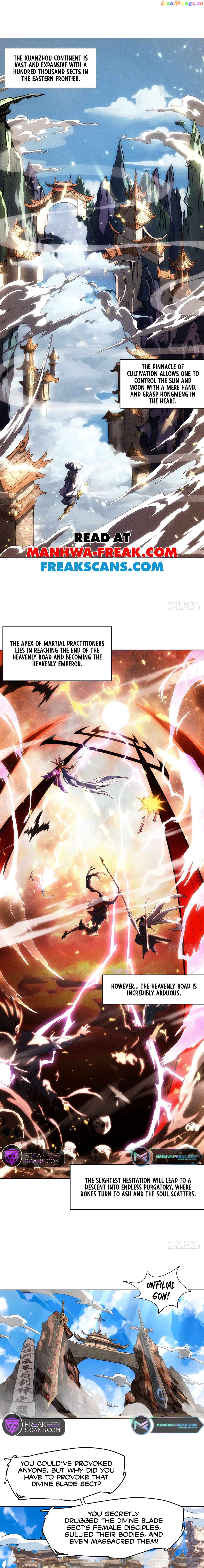 I Have A Blade That Can Cut Heaven And Earth Chapter 1 - page 1