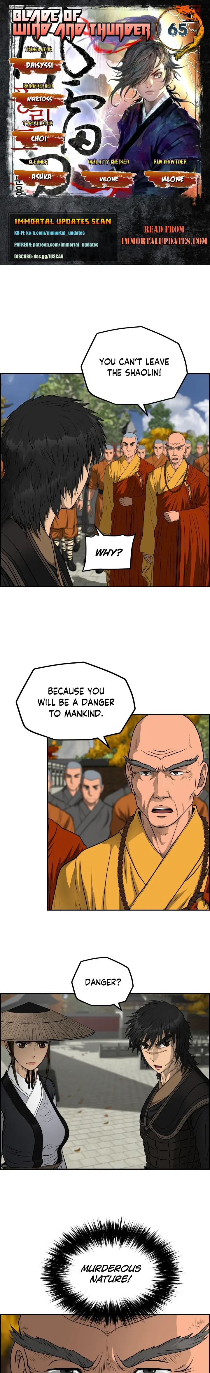 Blade Of Wind And Thunder Chapter 65 - page 1