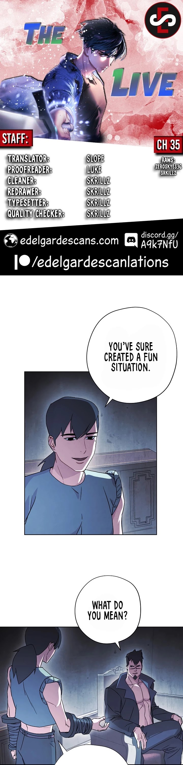 The Live chapter 35 - page 1