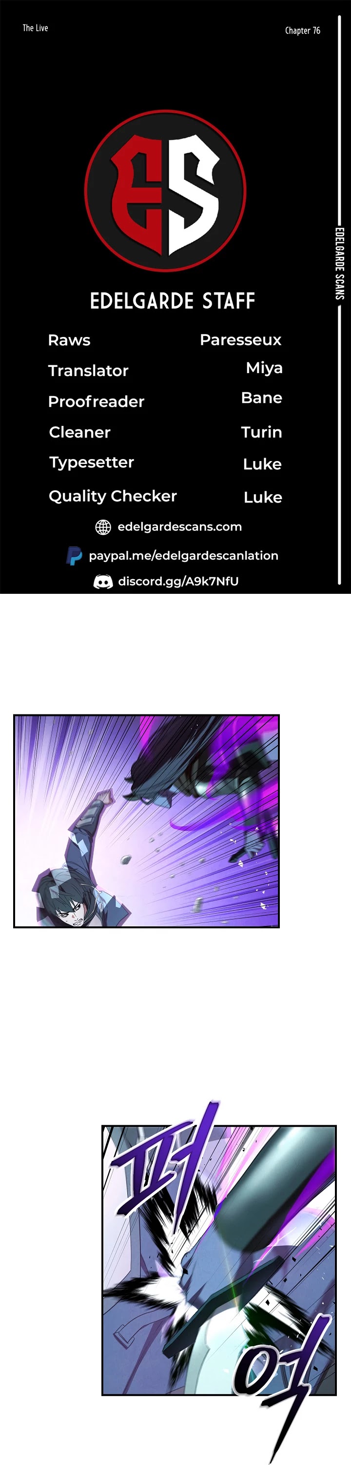 The Live chapter 76 - page 1