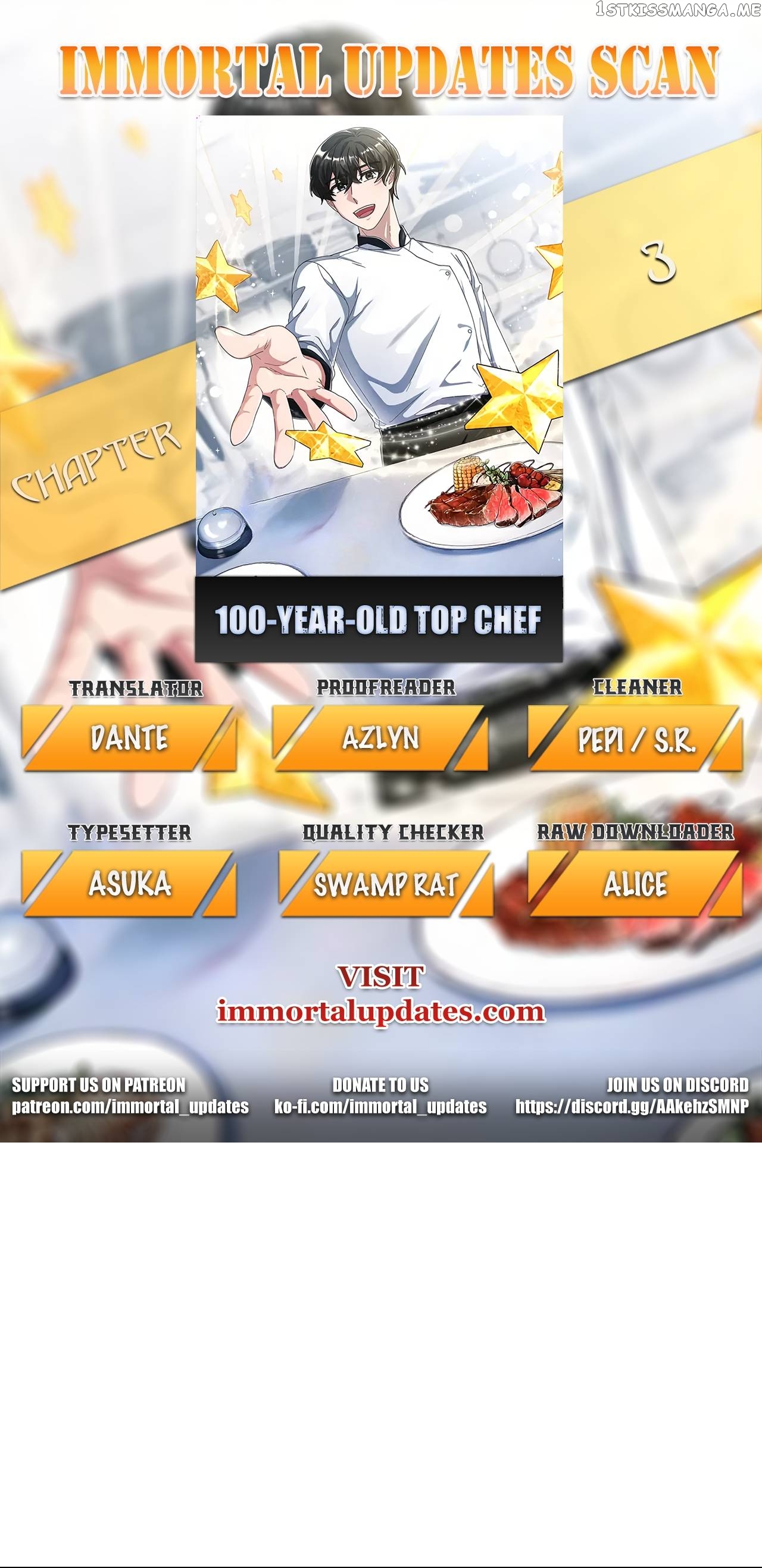 100-Year-Old Top Chef Chapter 3 - page 1