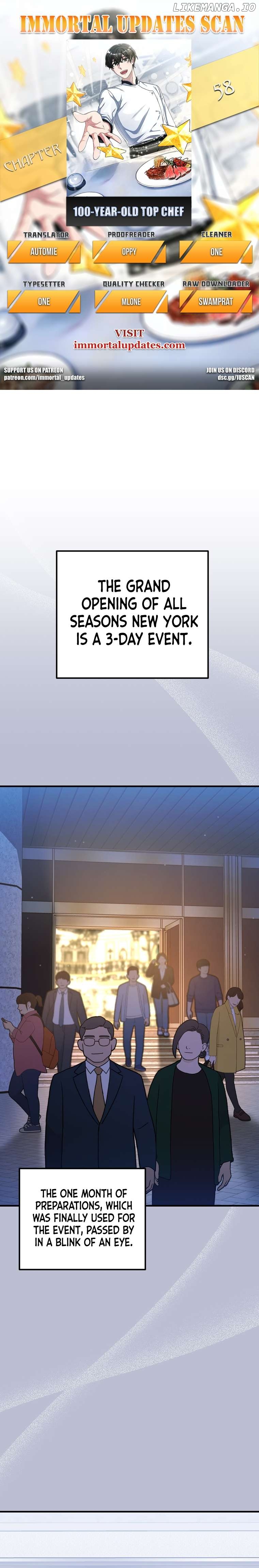 100-Year-Old Top Chef Chapter 58 - page 1