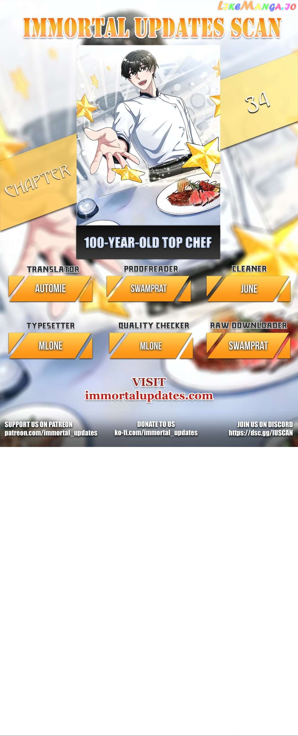 100-Year-Old Top Chef Chapter 34 - page 1