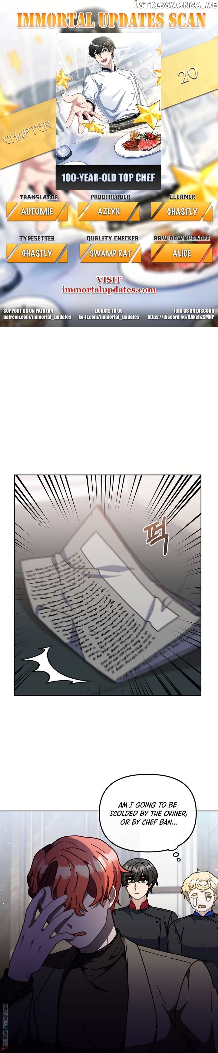 100-Year-Old Top Chef Chapter 20 - page 1