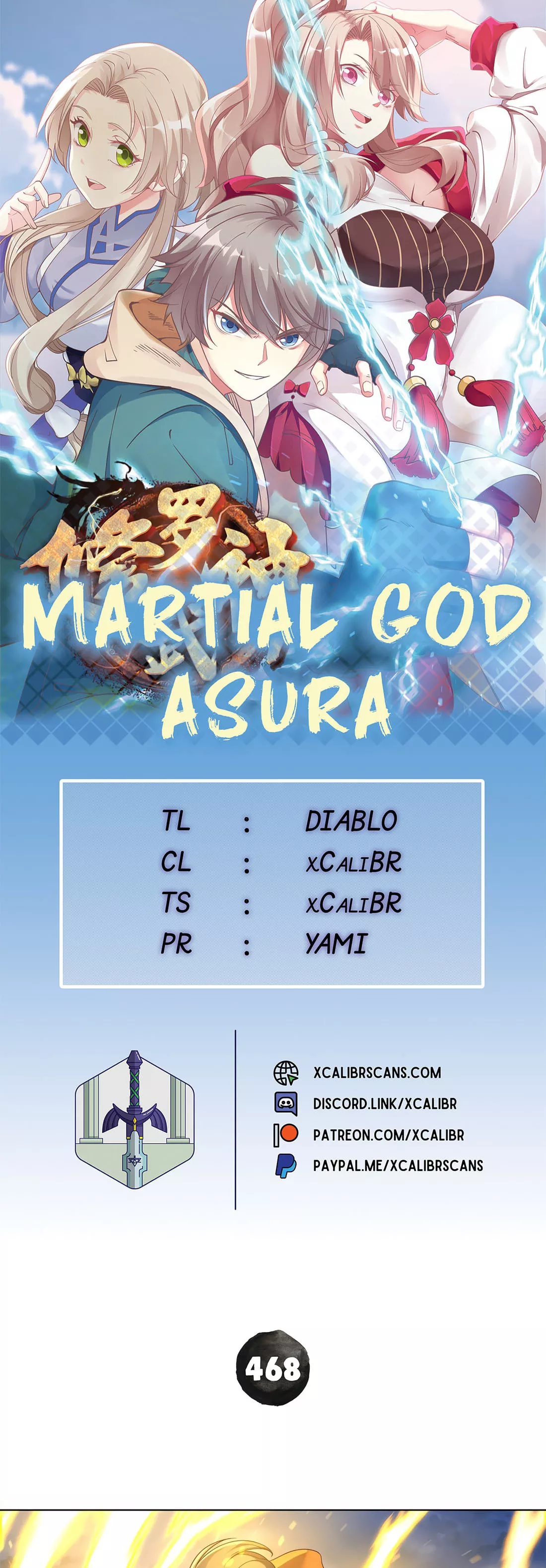 Martial God Asura chapter 468 - page 1