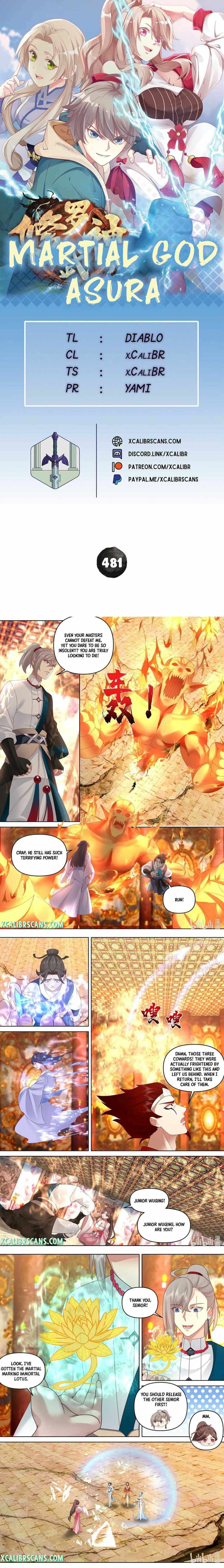 Martial God Asura chapter 481 - page 1