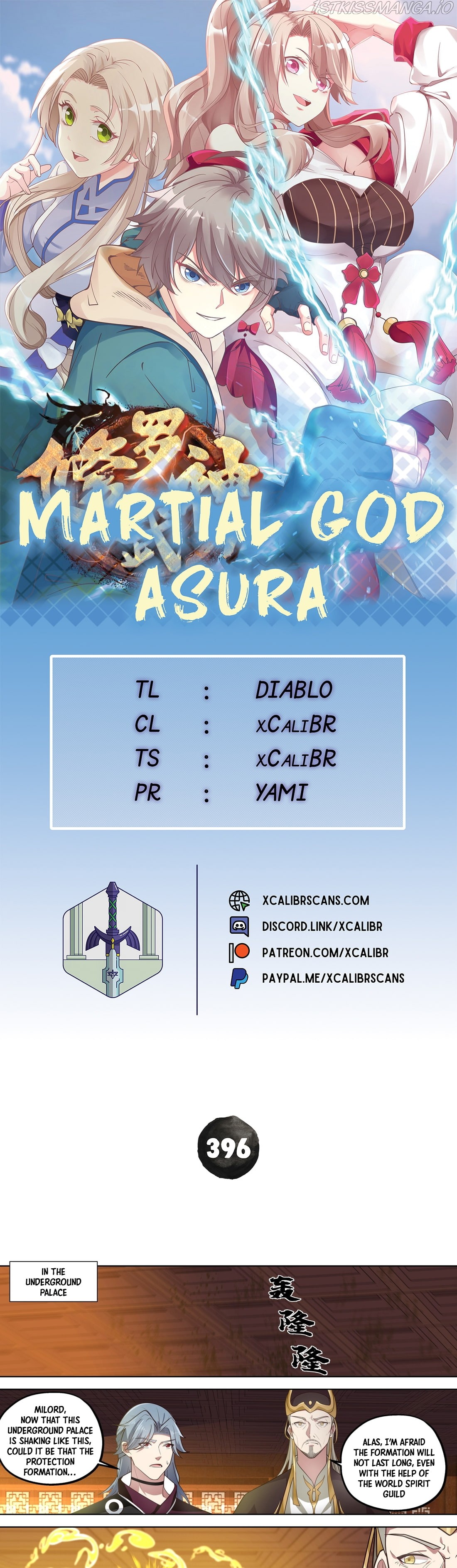 Martial God Asura chapter 396 - page 1