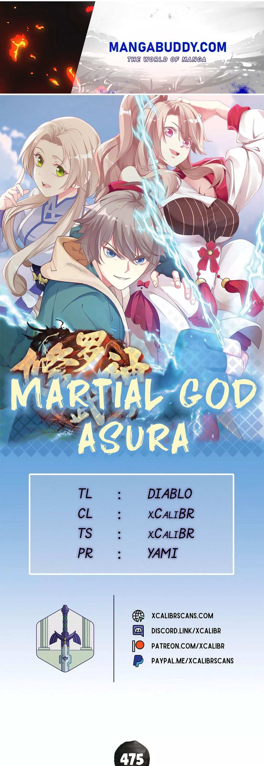 Martial God Asura chapter 475 - page 1