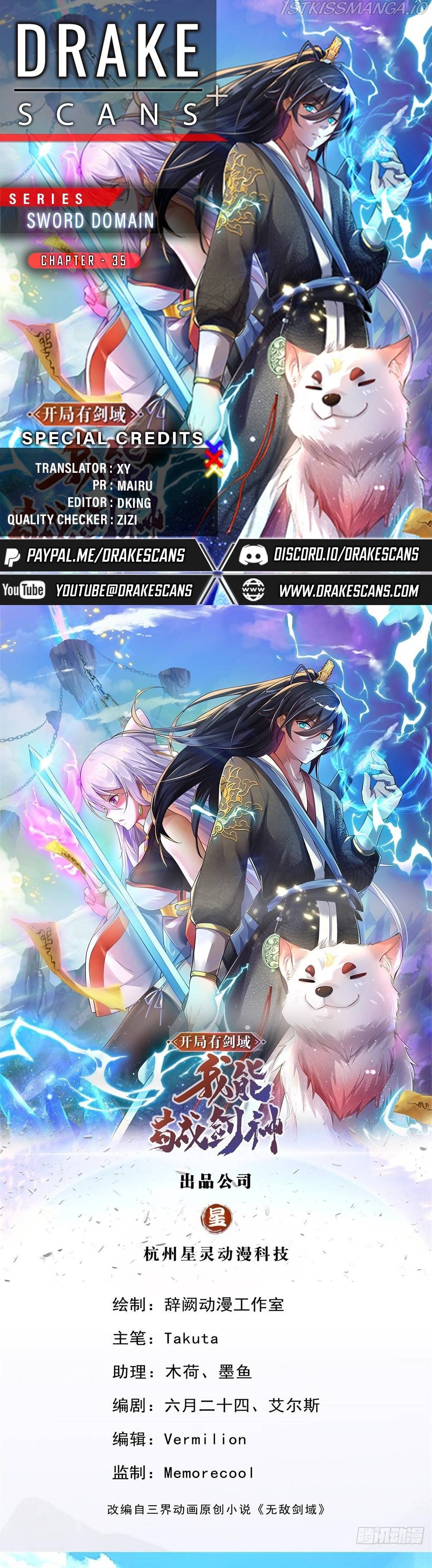 With A Sword Domain, I Can Become The Sword Saint chapter 35 - page 1