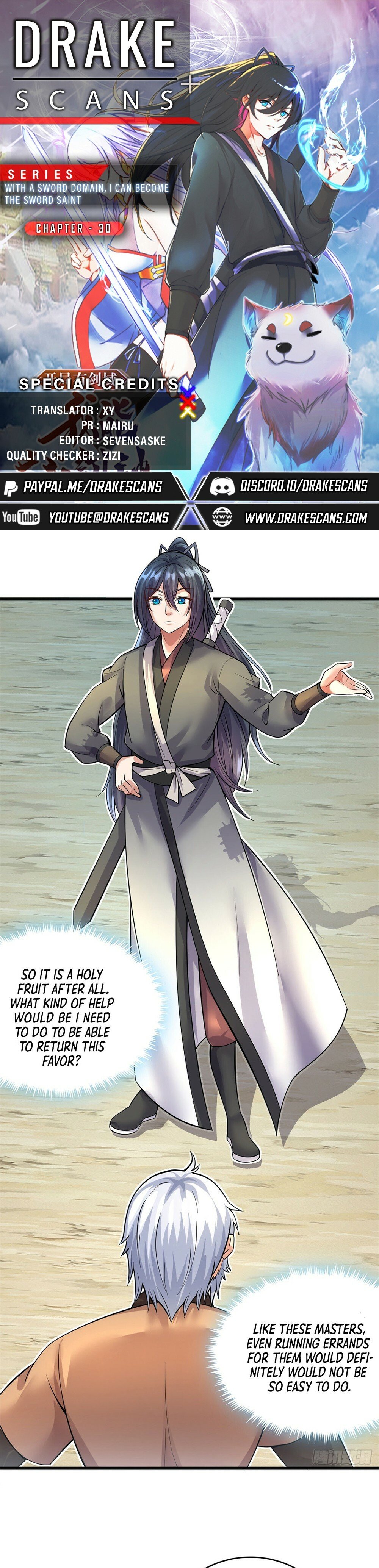 With A Sword Domain, I Can Become The Sword Saint chapter 30 - page 1