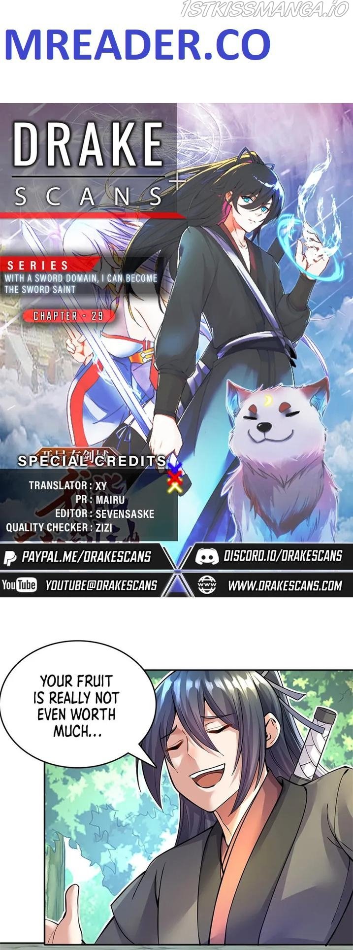 With A Sword Domain, I Can Become The Sword Saint chapter 29 - page 1