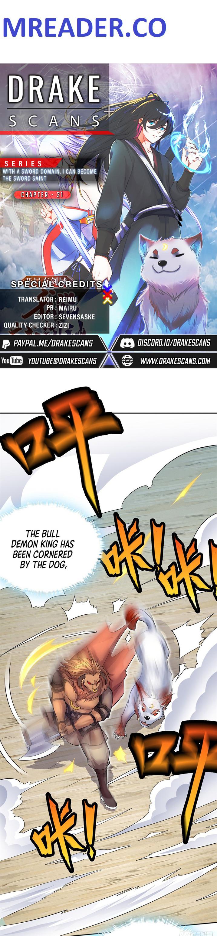 With A Sword Domain, I Can Become The Sword Saint chapter 21 - page 1