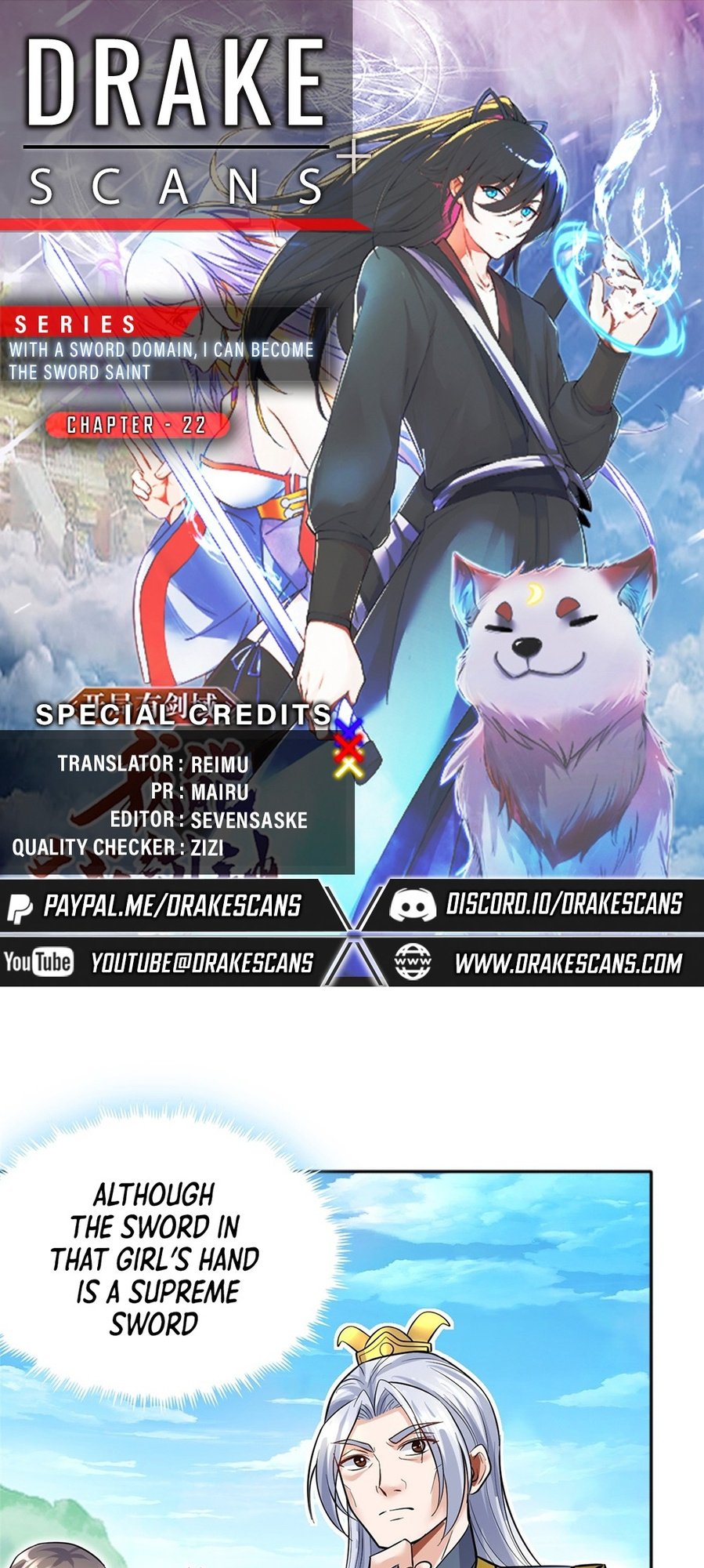 With A Sword Domain, I Can Become The Sword Saint chapter 22 - page 1