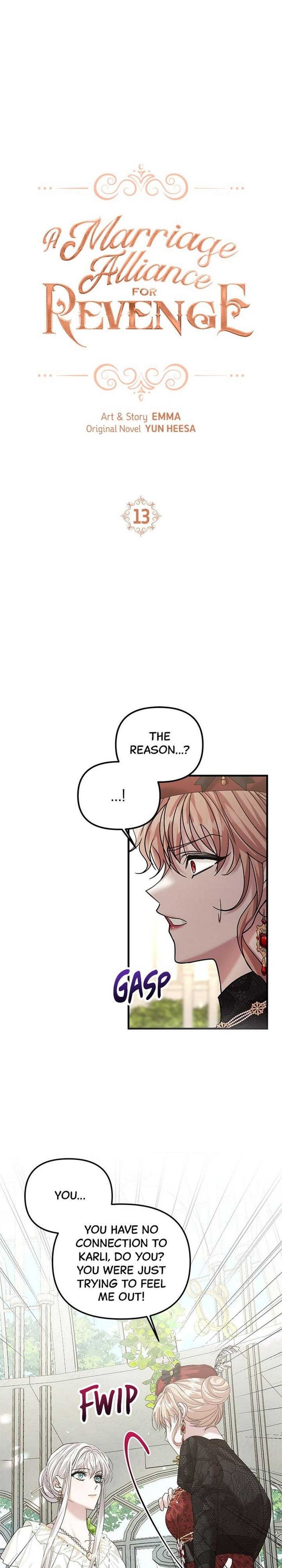 Marriage Alliance for Revenge Chapter 13 - page 1
