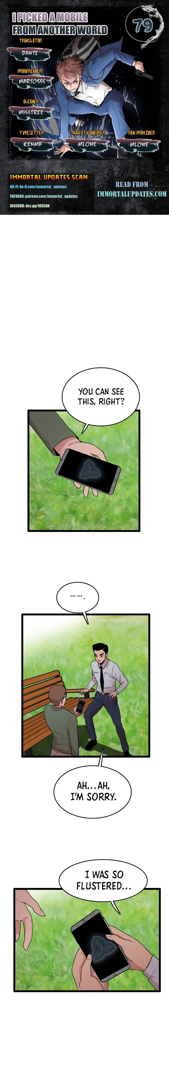 I Picked a Mobile From Another World Chapter 79 - page 1
