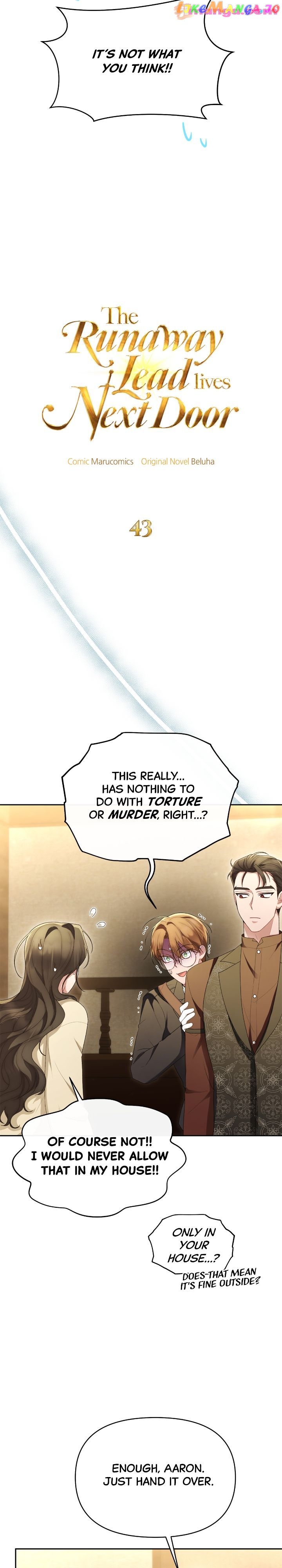 The Runaway Lead Lives Next Door Chapter 43 - page 10
