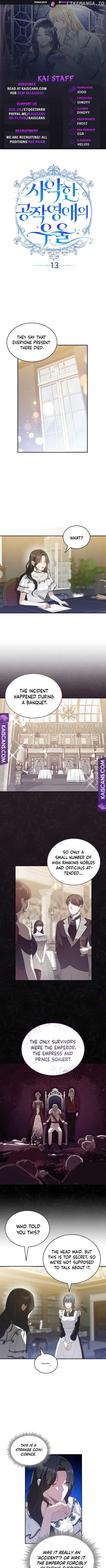 The Duke’s Villainous Daughter Is Depressed Chapter 13 - page 1