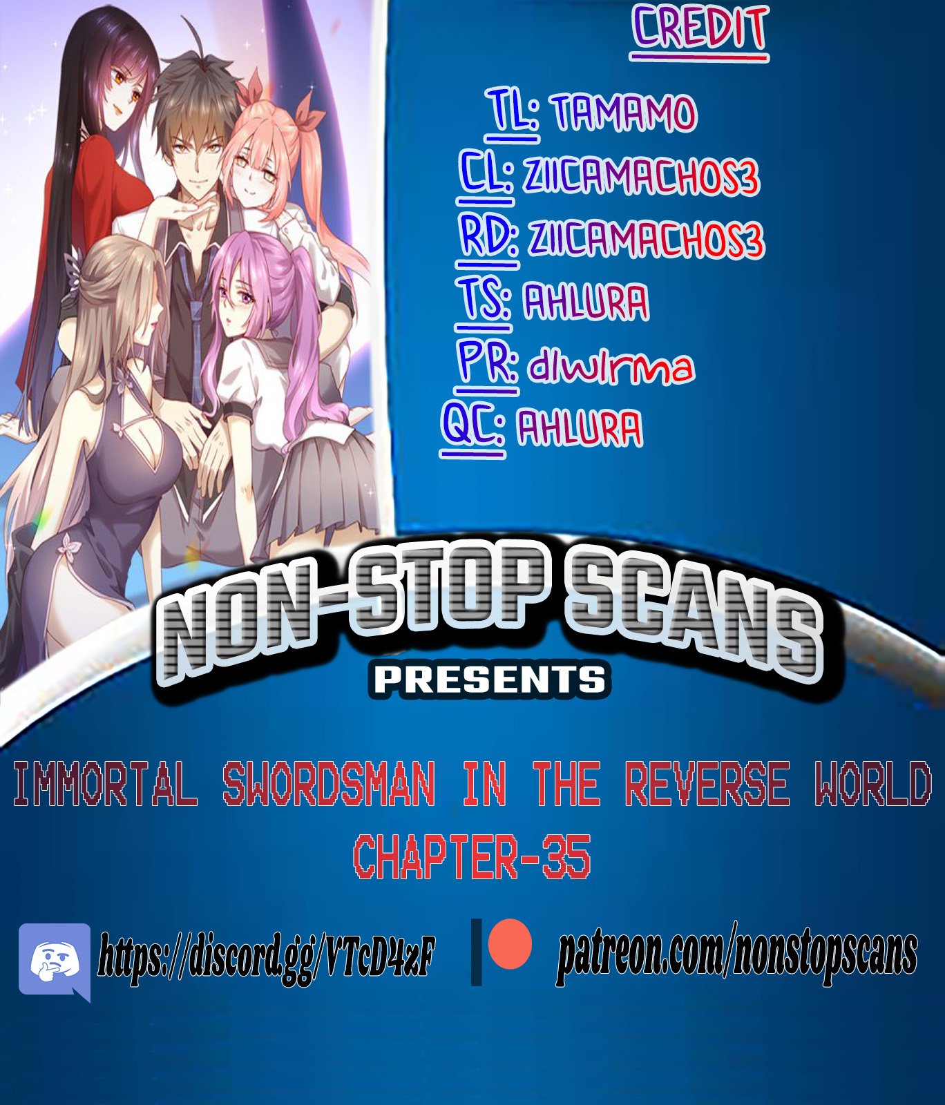 Immortal Swordsman in The Reverse World Chapter 35 - page 1