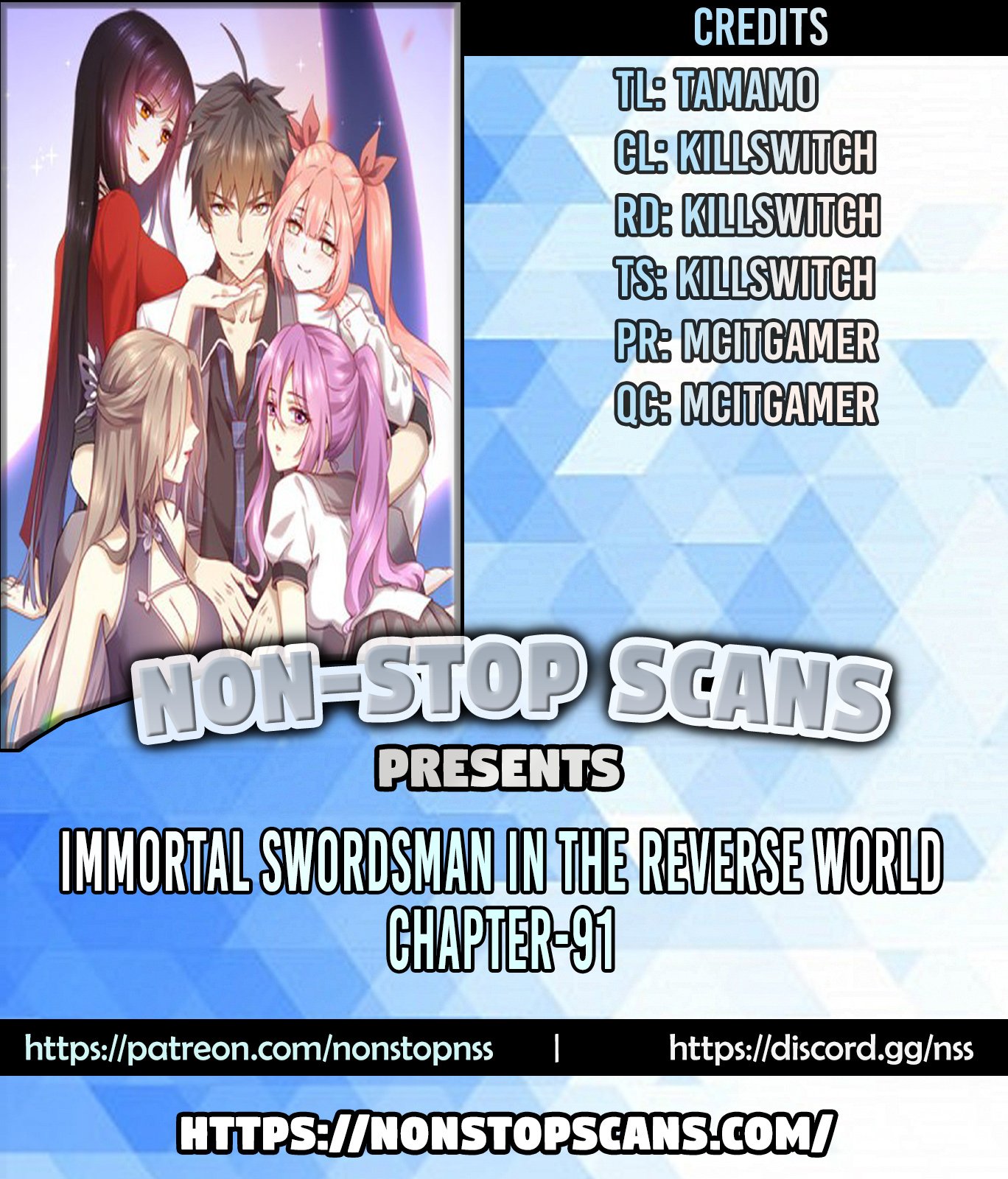 Immortal Swordsman in The Reverse World Chapter 91 - page 1
