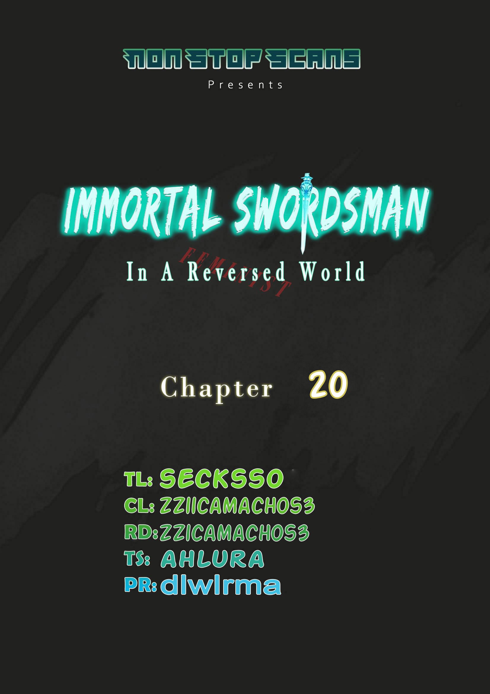 Immortal Swordsman in The Reverse World Chapter 20 - page 1