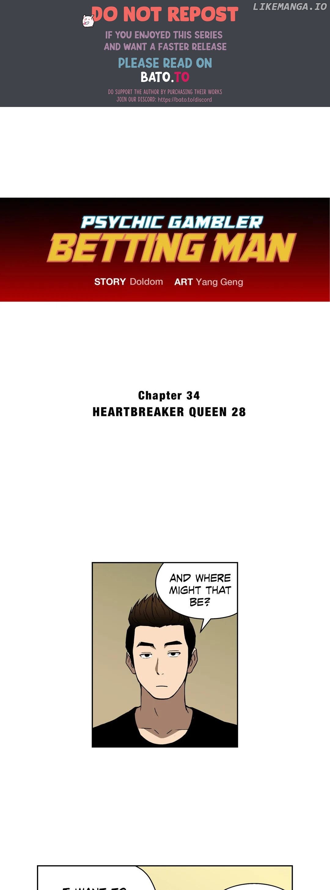 Psychic Gambler: Betting Man chapter 34 - page 1