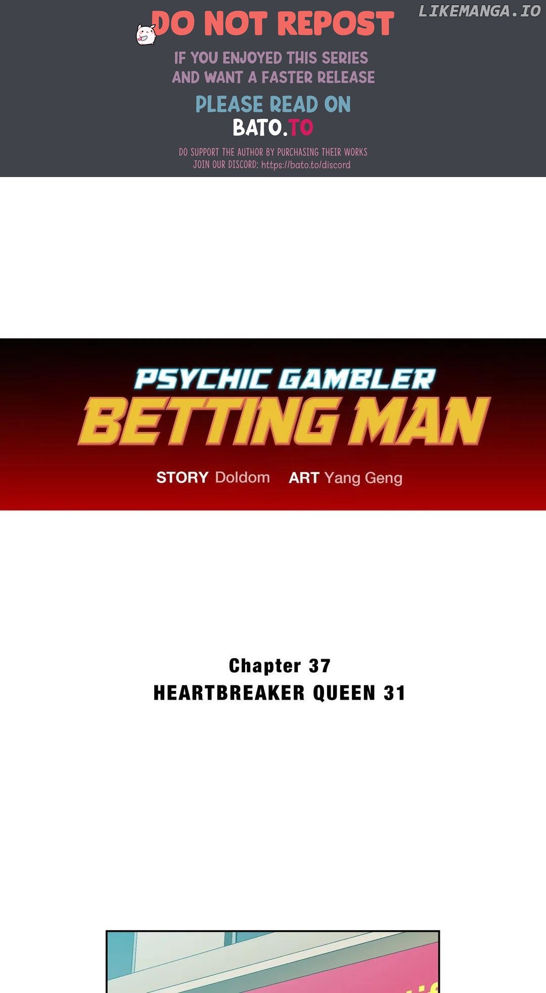Psychic Gambler: Betting Man chapter 37 - page 1