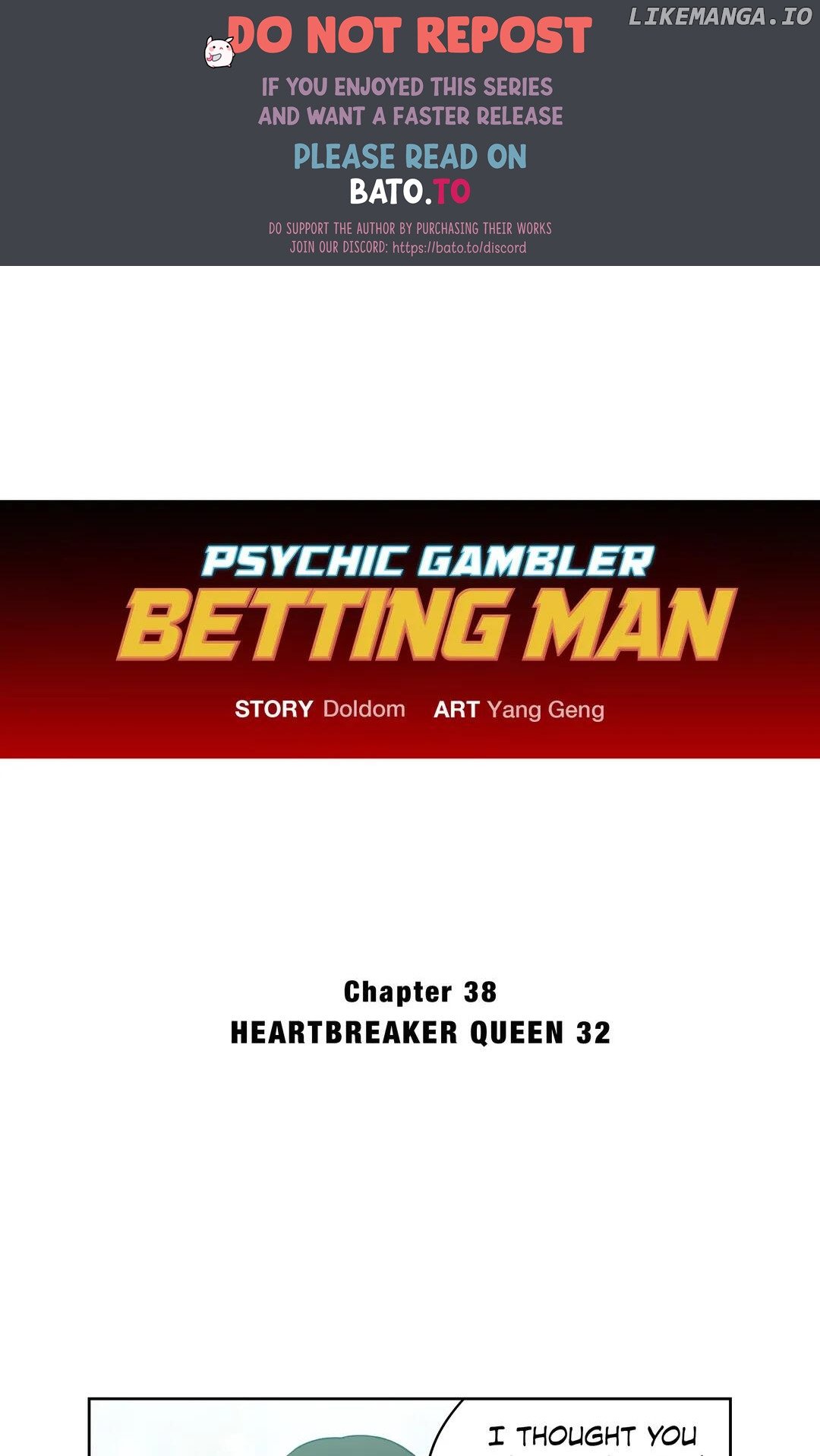 Psychic Gambler: Betting Man chapter 38 - page 1