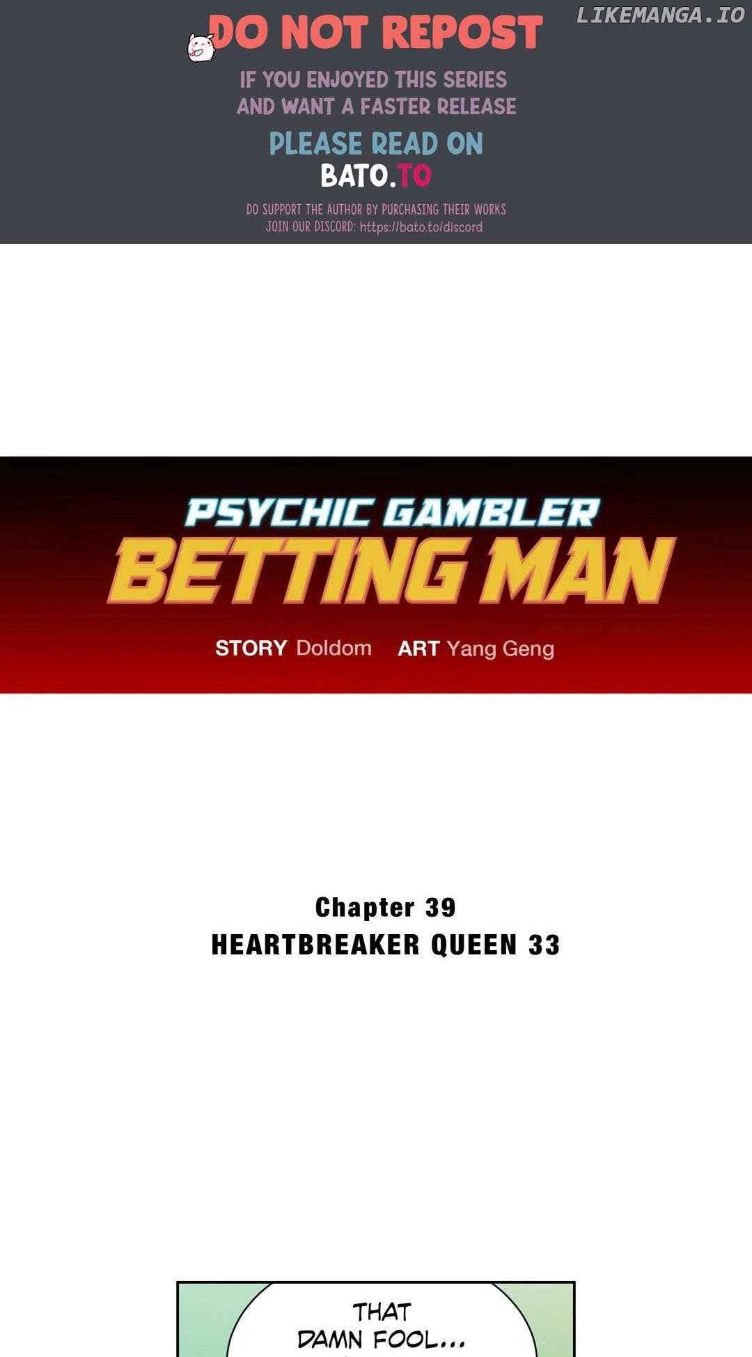 Psychic Gambler: Betting Man chapter 39 - page 1