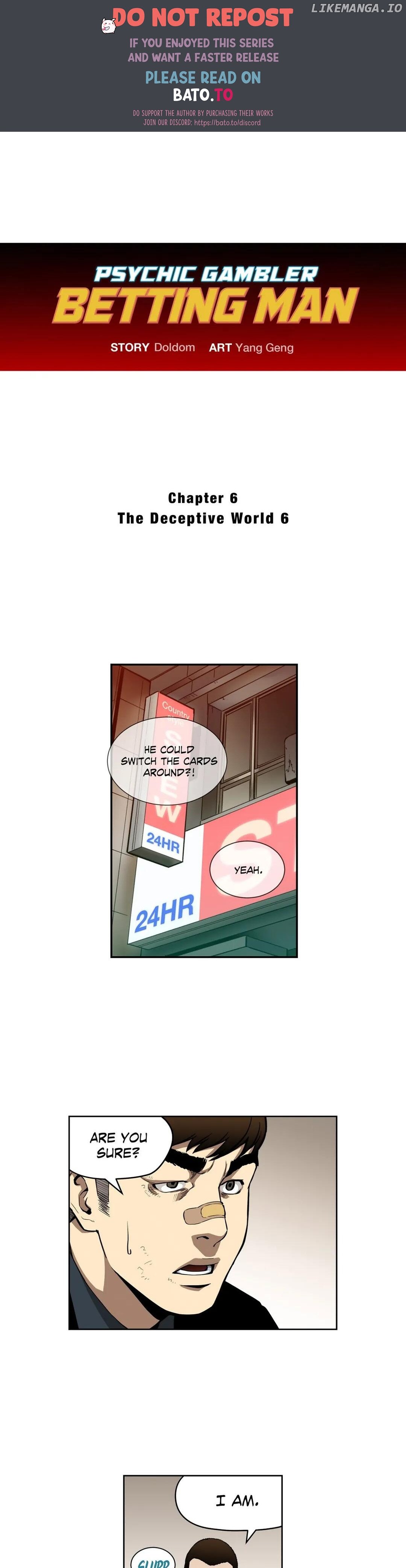 Psychic Gambler: Betting Man chapter 6 - page 1