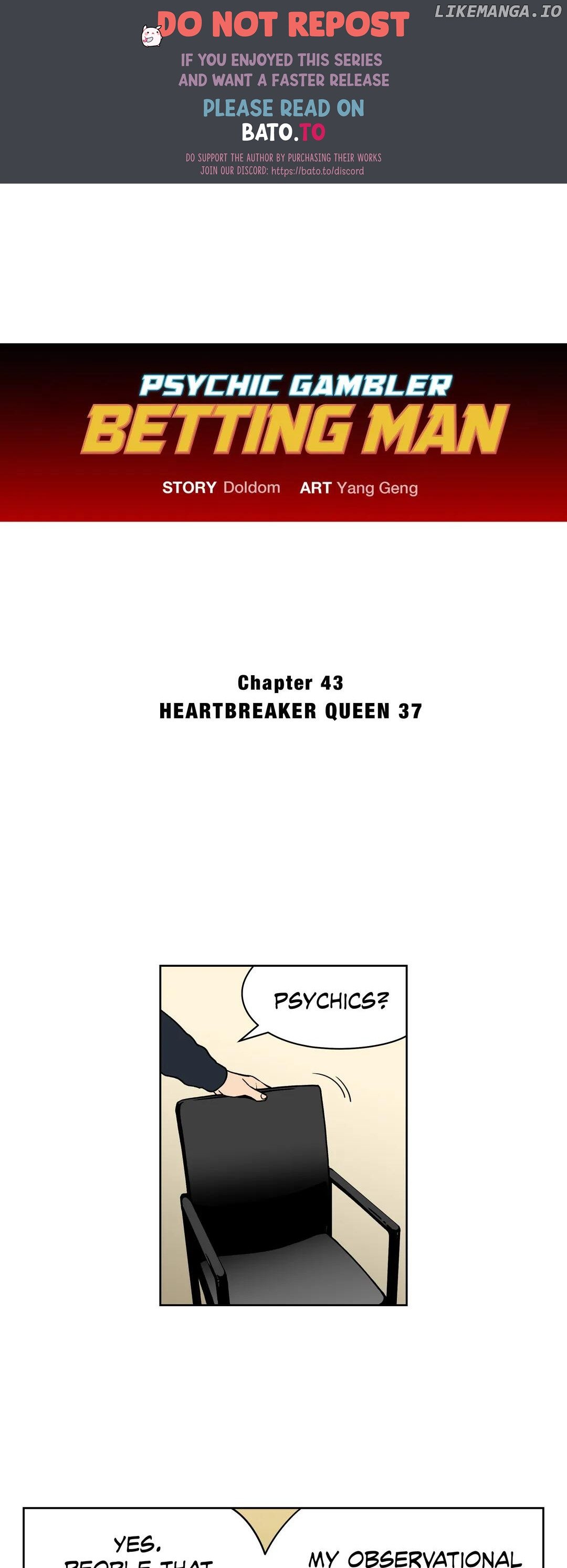 Psychic Gambler: Betting Man chapter 43 - page 1
