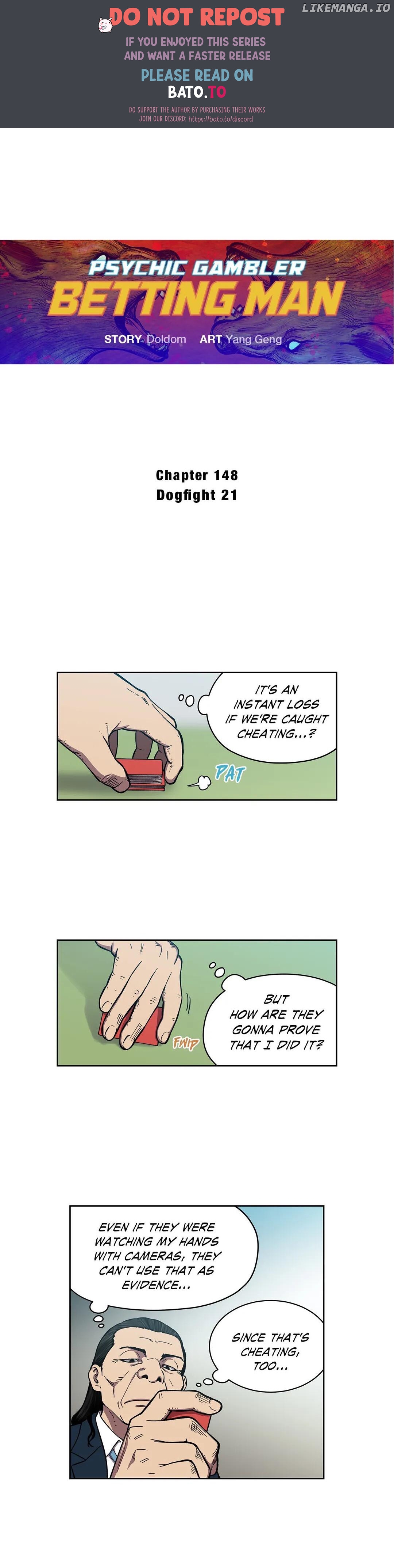 Psychic Gambler: Betting Man chapter 148 - page 1