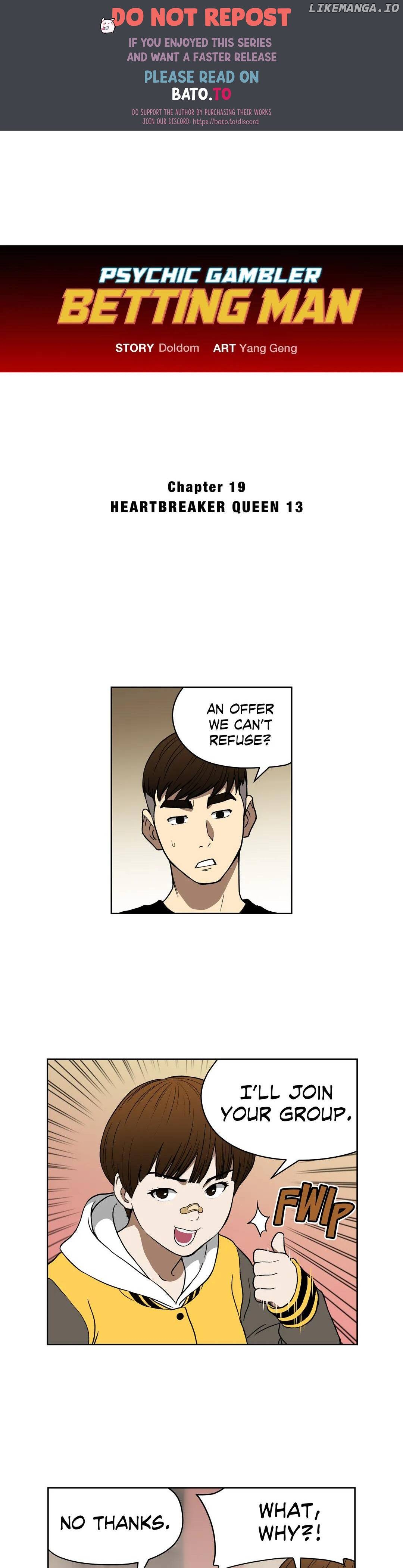 Psychic Gambler: Betting Man chapter 19 - page 1