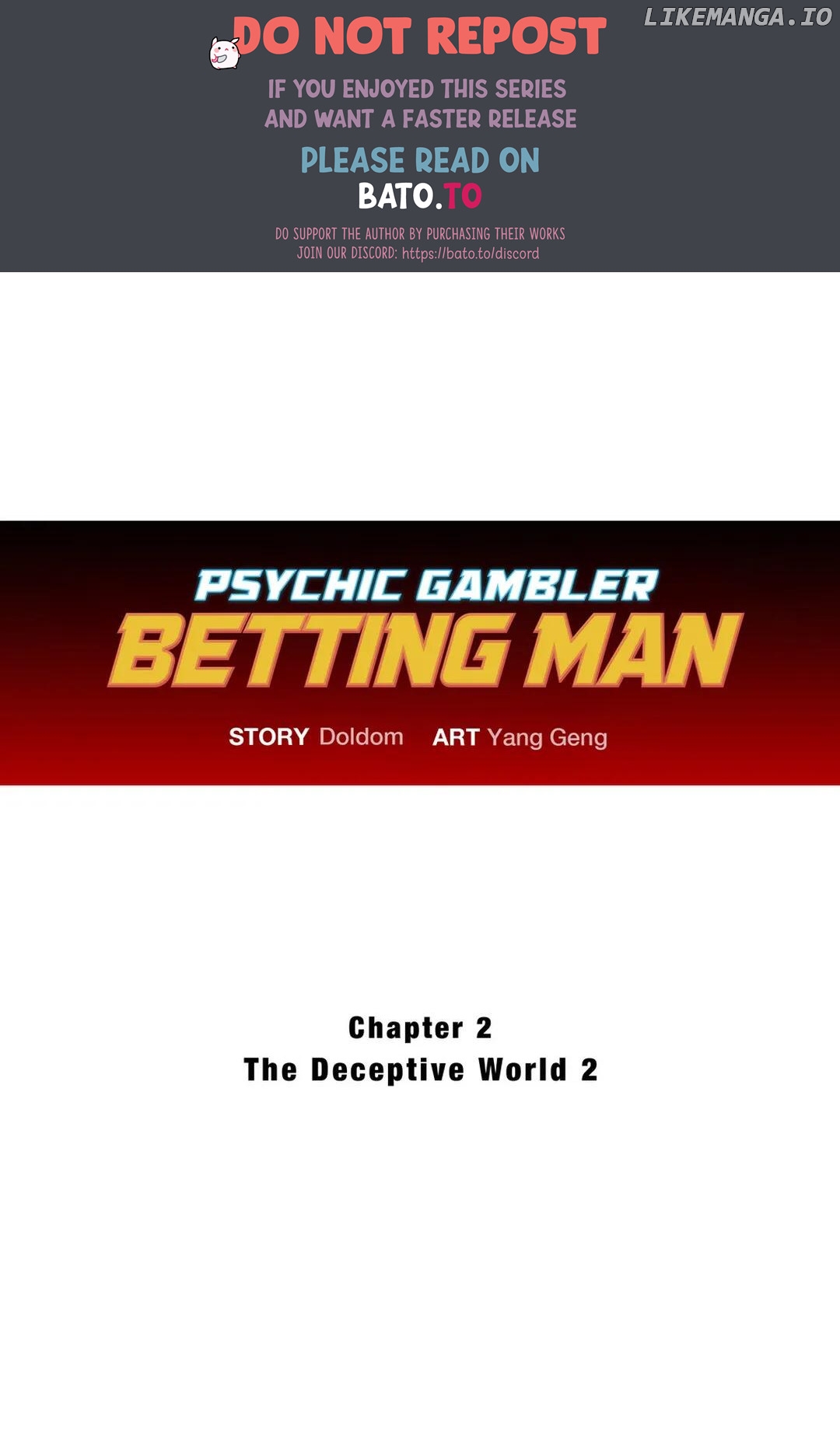 Psychic Gambler: Betting Man chapter 2 - page 1