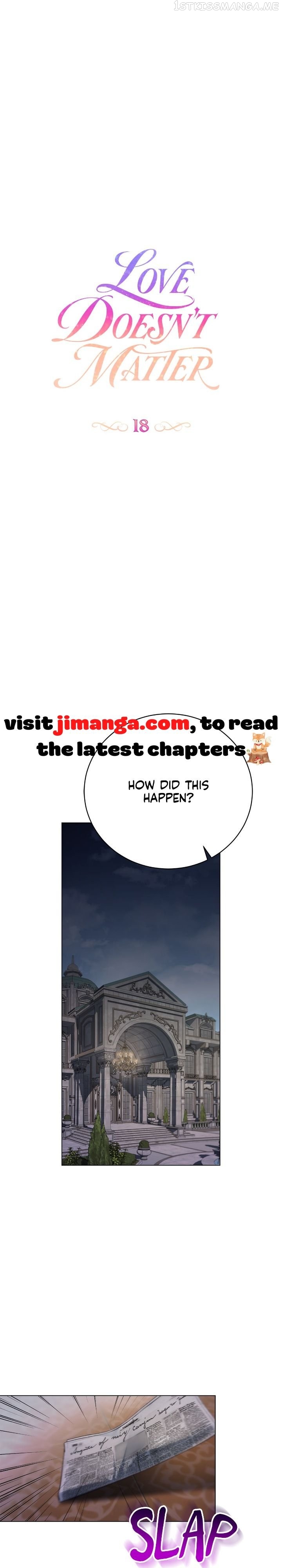 Love Doesn’t Matter Chapter 18 - page 1