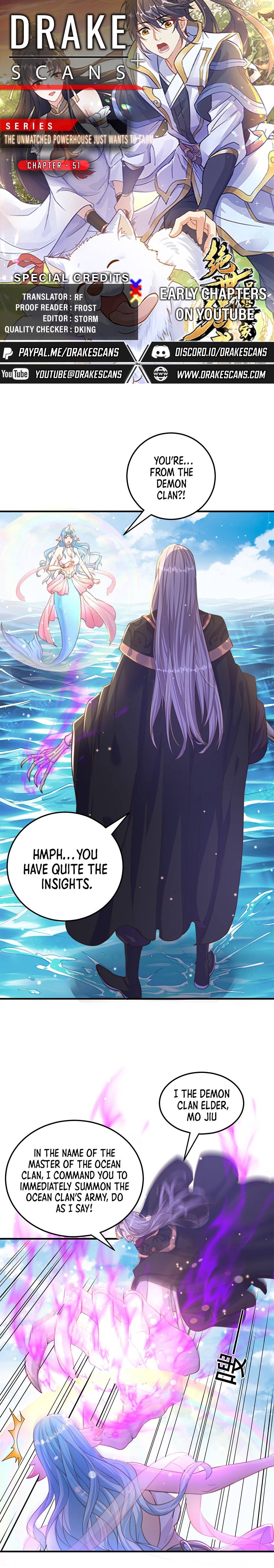 The Unmatched Powerhouse Just Wants To Farm Chapter 51 - page 1