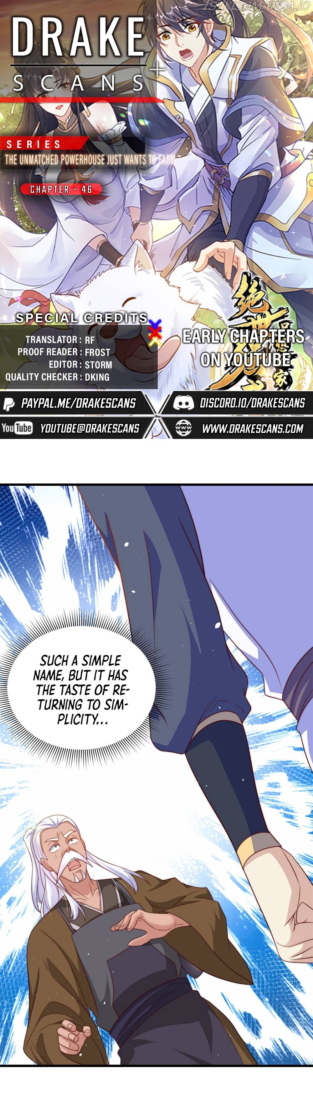 The Unmatched Powerhouse Just Wants To Farm Chapter 46 - page 1